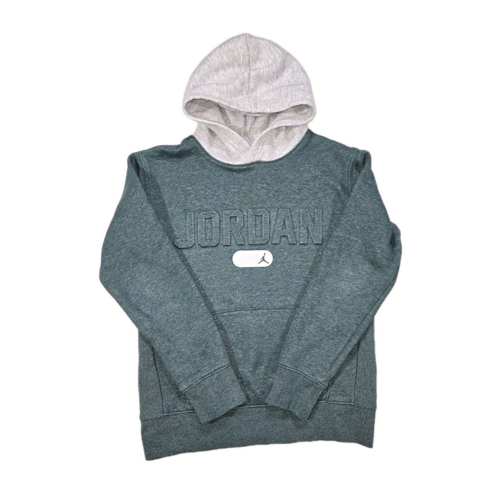 Boys Air Jordan Pullover Hoodie  Embossed Jordan Logo Medium